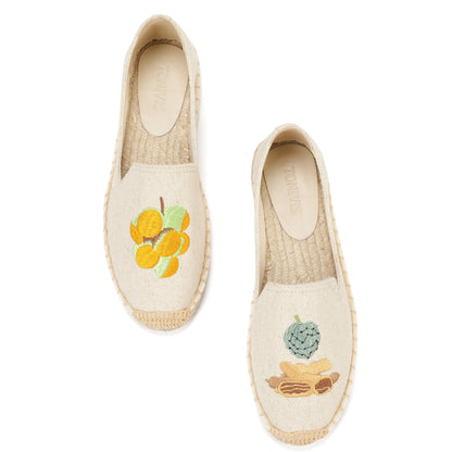W-F622 women's espadrille flats, product photo