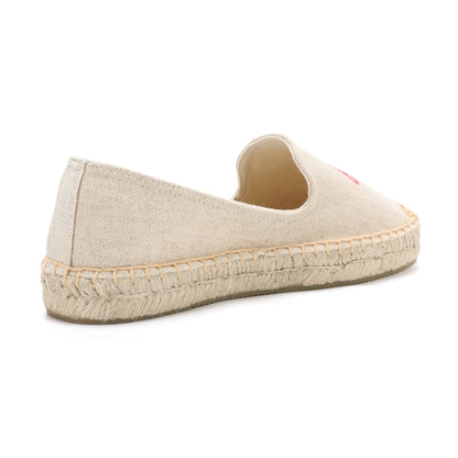 Beige Crown women's platform espadrilles, style W-F625
