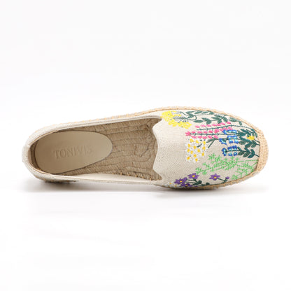 W-F629 women's espadrille flats, product photo