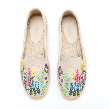 W-F629 women's espadrille flats, product photo