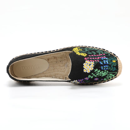 W-F630 women's espadrille flats, product photo