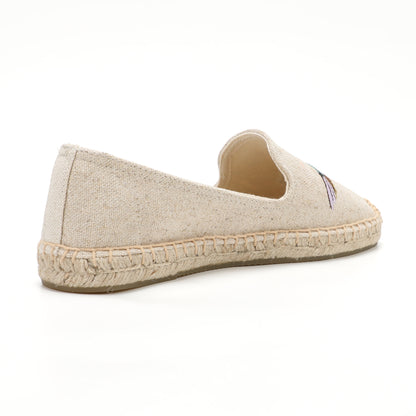 Beige women's espadrille flats, W-F631, photo 5