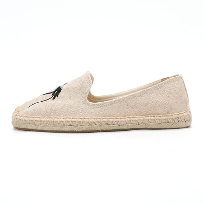 Beige women's espadrille flats, W-F632, photo 2