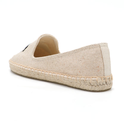 Beige women's espadrille flats, W-F632, photo 3