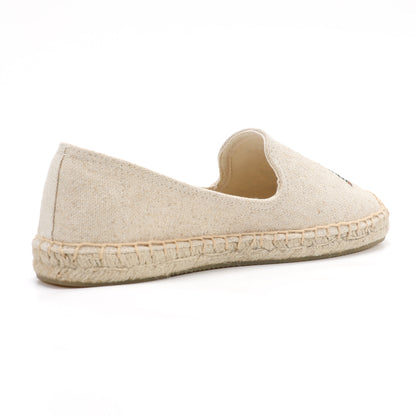 Beige women's espadrille flats, W-F636, photo 4