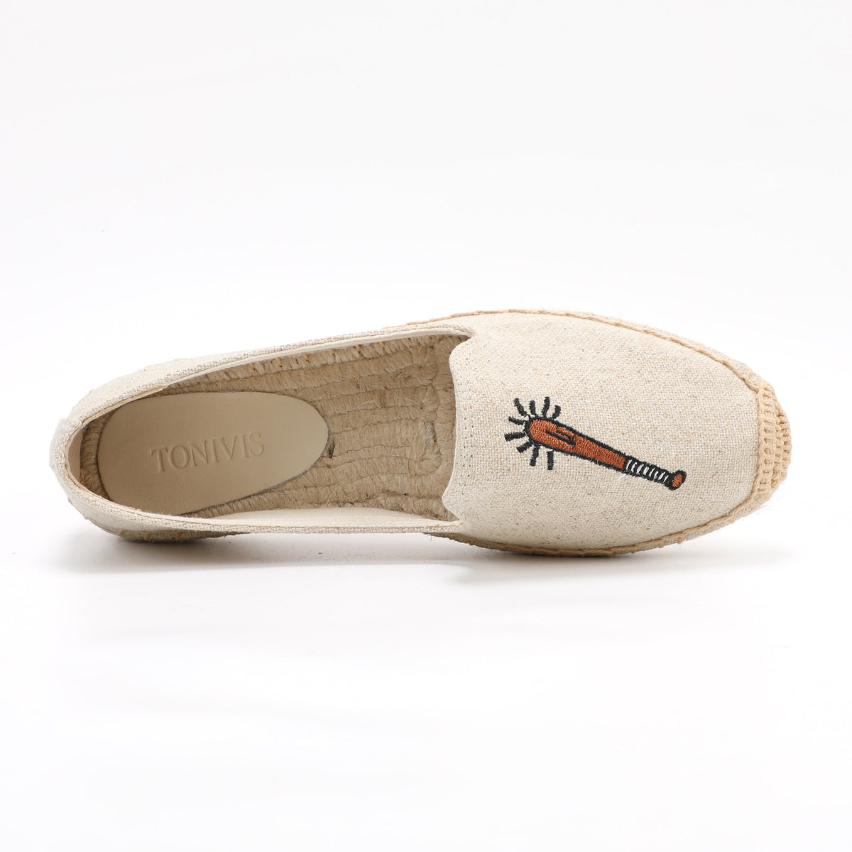 Beige women's espadrille flats, W-F636, photo 5