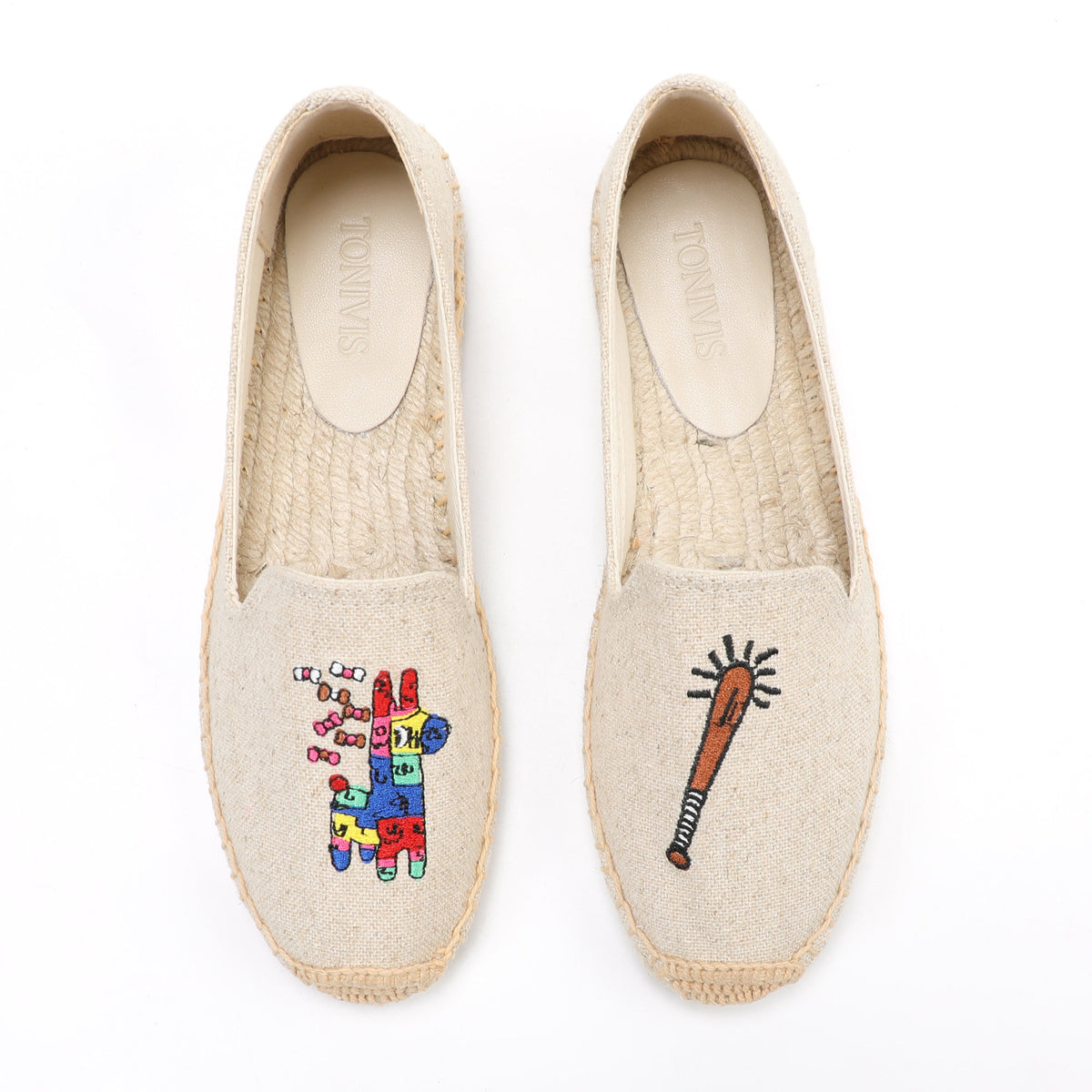 Beige women's espadrille flats, W-F636, photo 7