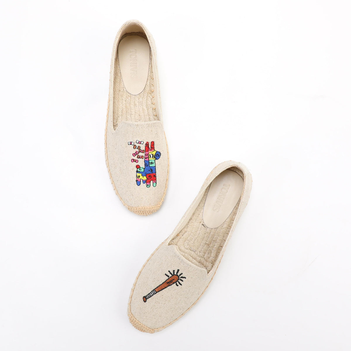 Beige women's espadrille flats, W-F636, photo 8