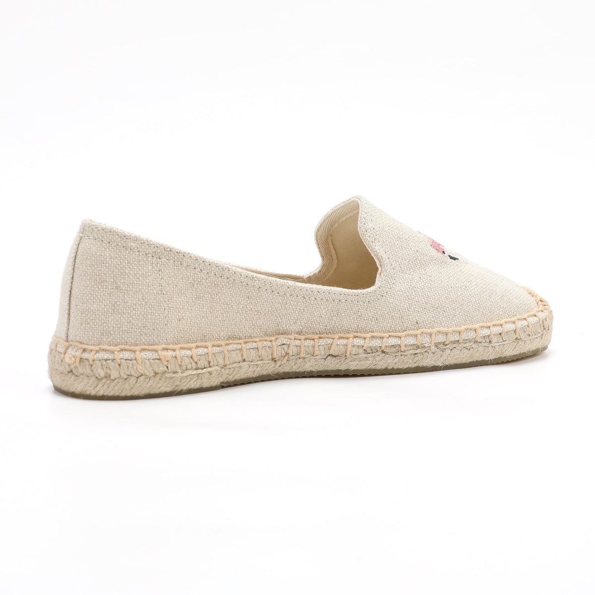 Beige women's espadrille flats, W-F637, photo 4