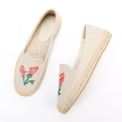 W-F639 women's espadrille flats, product photo