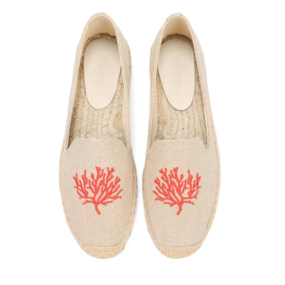 W-F640 women's espadrille flats, product photo