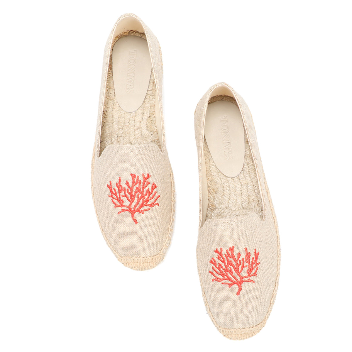 W-F640 women's espadrille flats, product photo