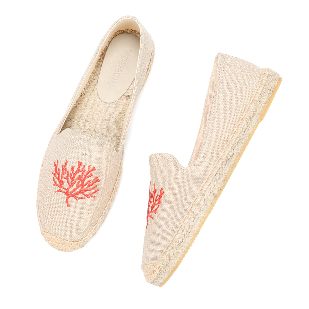 W-F640 women's espadrille flats, product photo