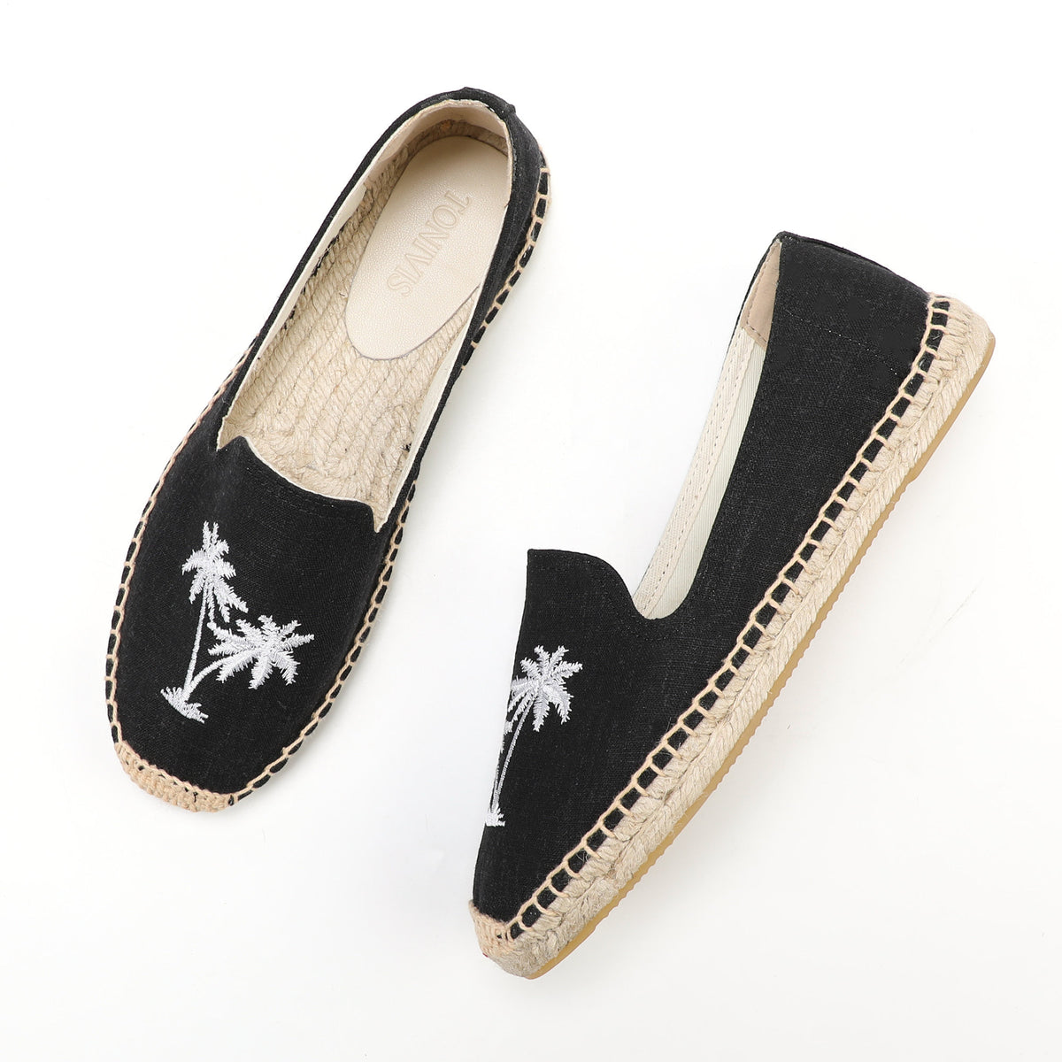 W-F641 women's espadrille flats, product photo