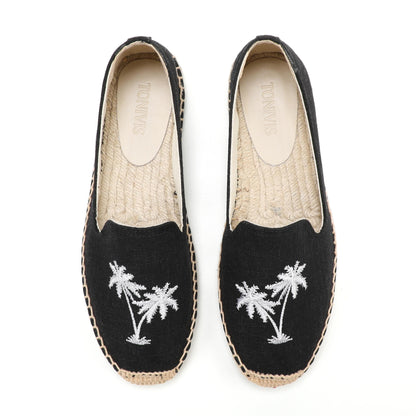 W-F641 women's espadrille flats, product photo