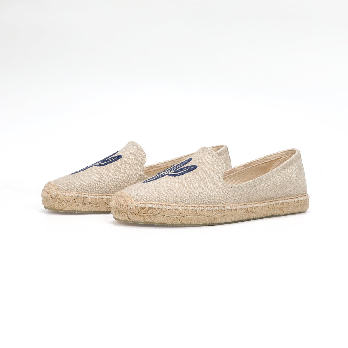 Beige women's espadrille flats, W-F642, photo 1
