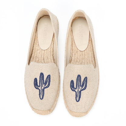 W-F642 women's espadrille flats, product photo