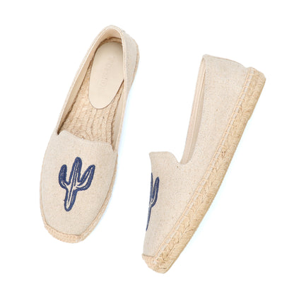 W-F642 women's espadrille flats, product photo