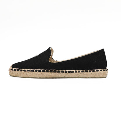 W-F643 women's espadrille flats, product photo