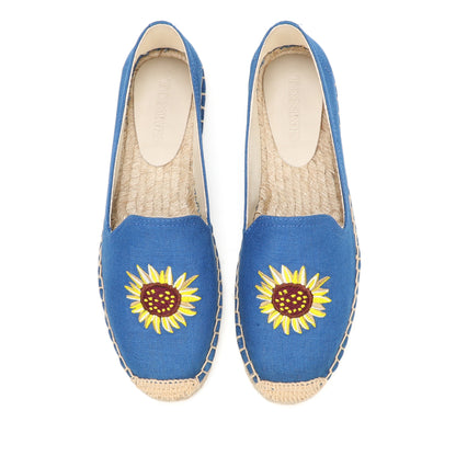W-F644 women's espadrille flats, product photo