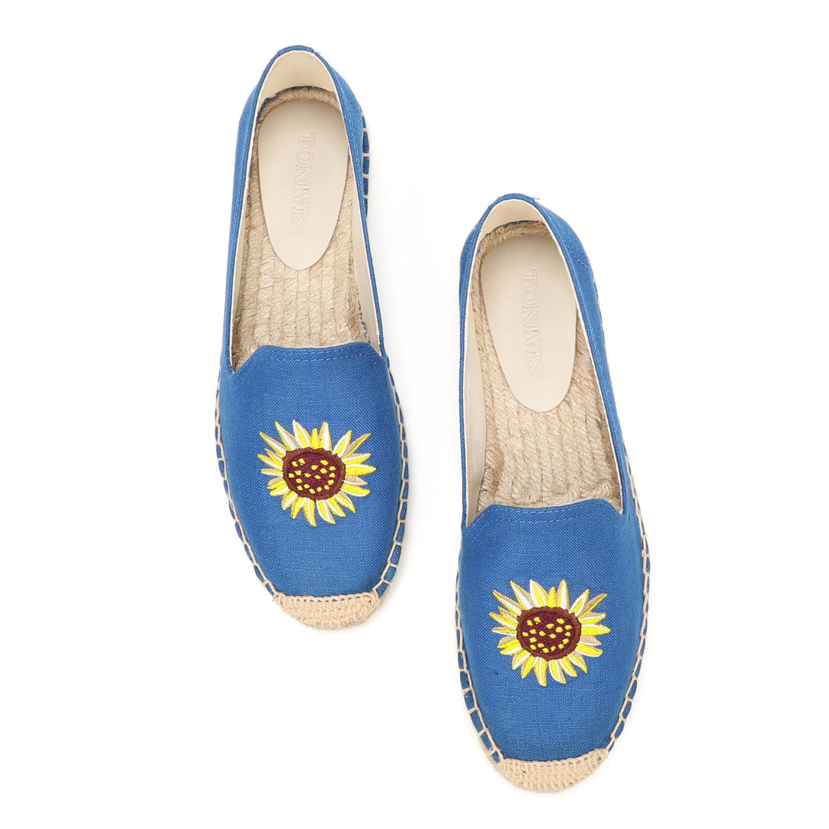 W-F644 women's espadrille flats, product photo