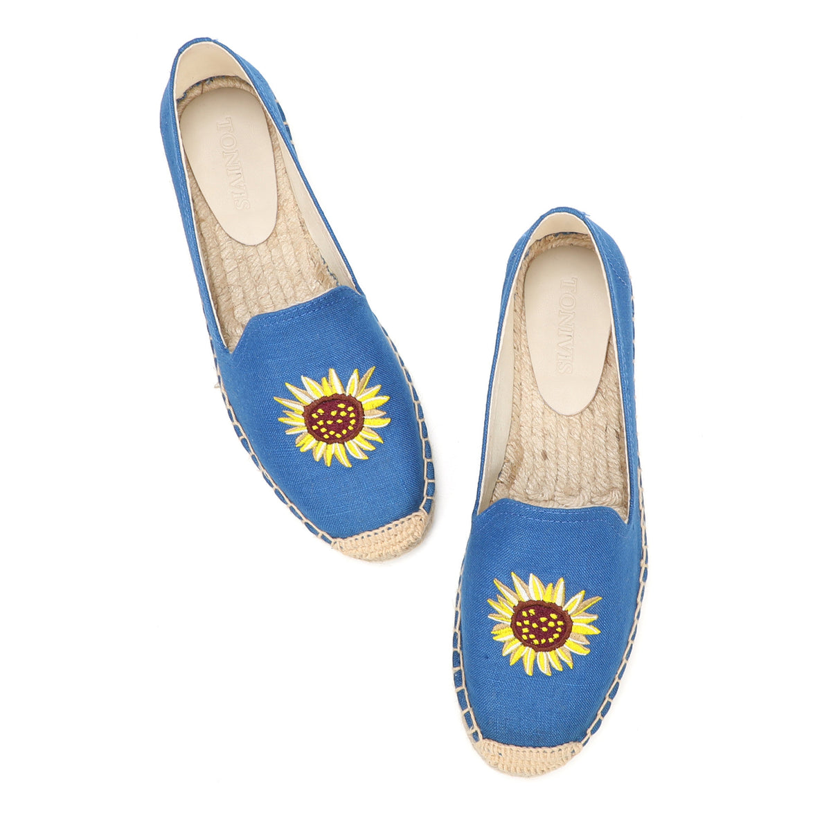 W-F644 women's espadrille flats, product photo