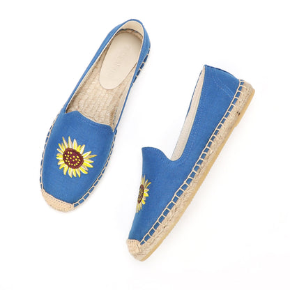 W-F644 women's espadrille flats, product photo