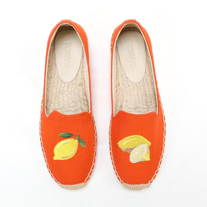 W-F645 women's espadrille flats, product photo