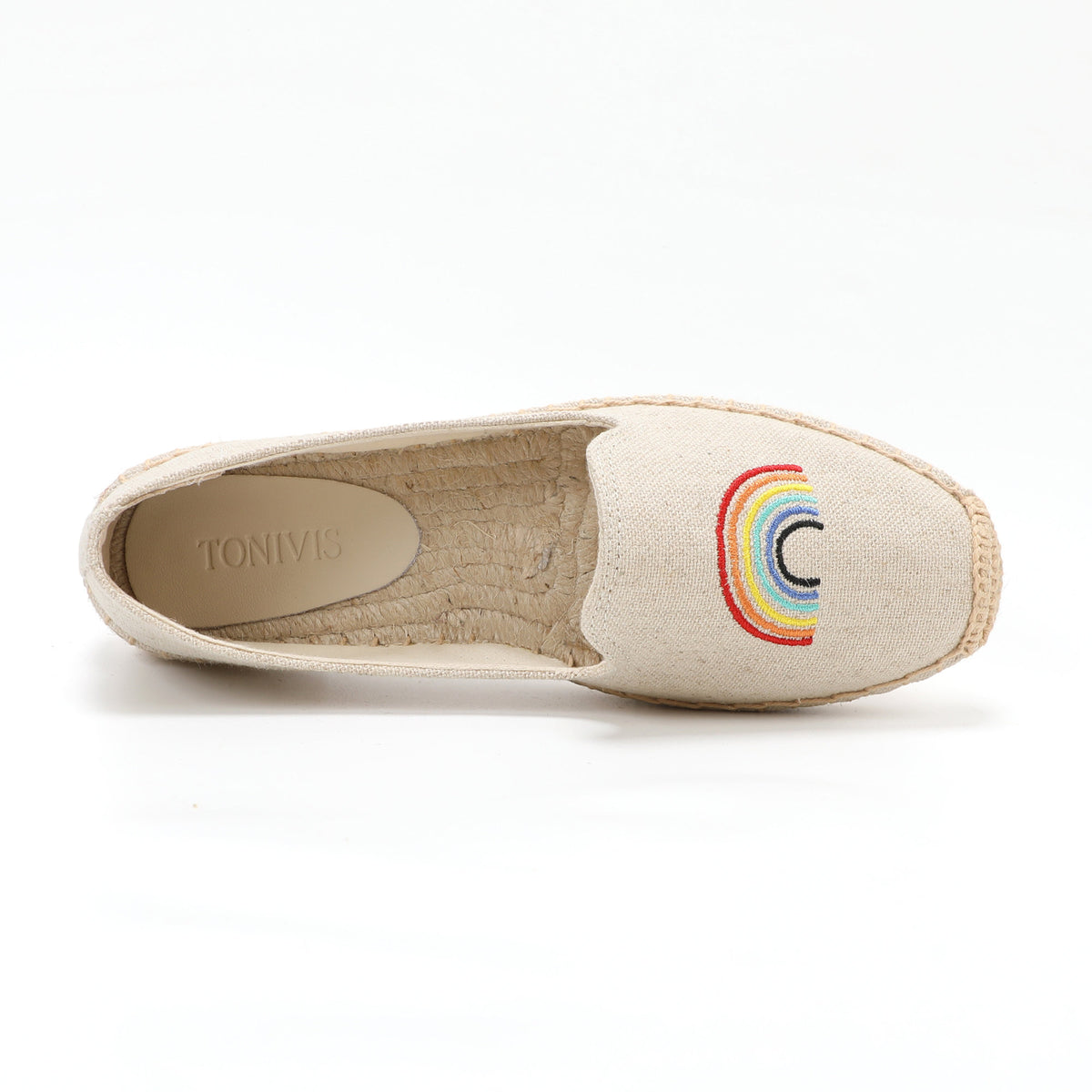 W-F650 women's espadrille flats, product photo