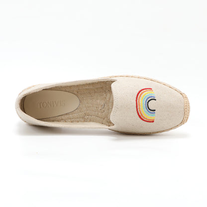 W-F650 women's espadrille flats, product photo