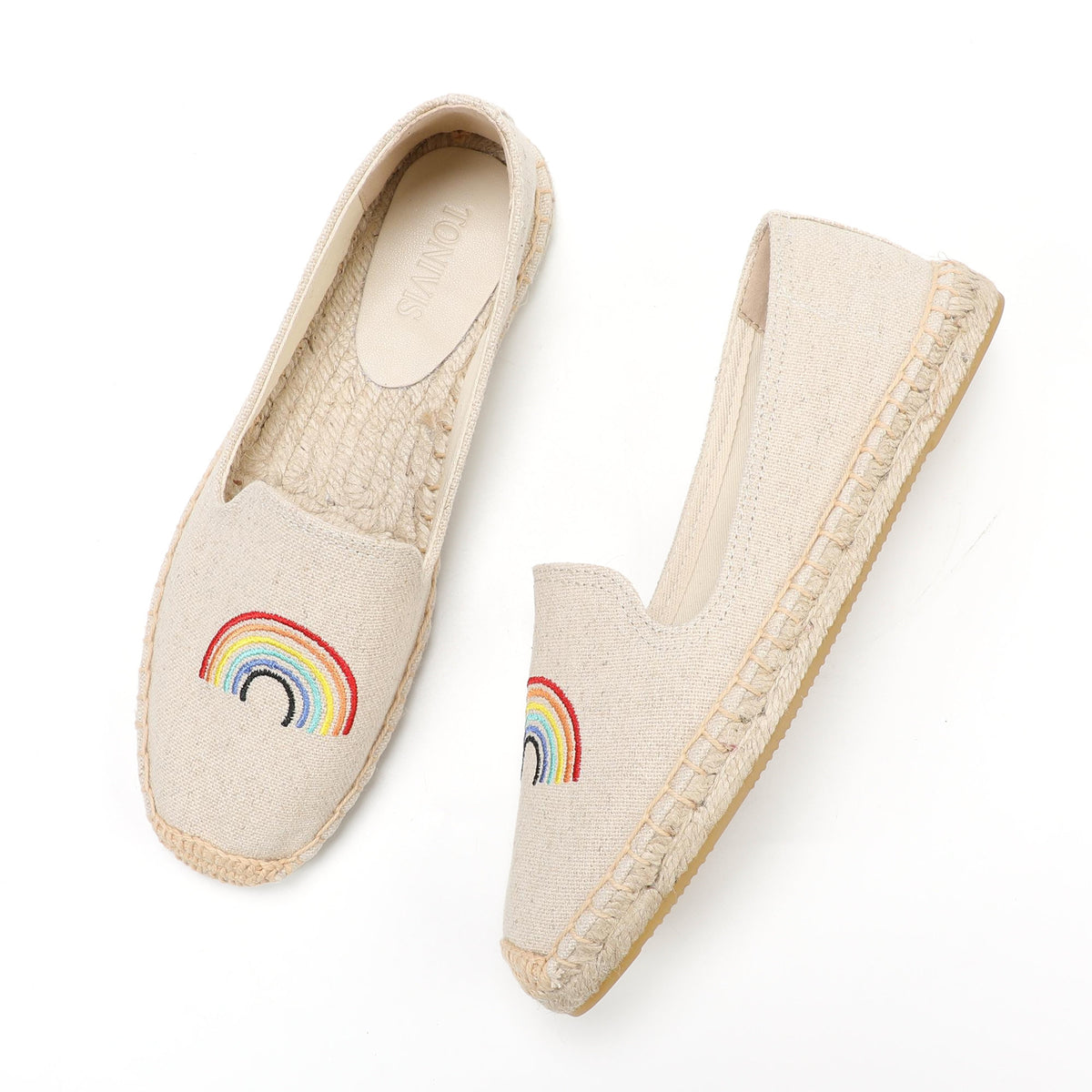 W-F650 women's espadrille flats, product photo
