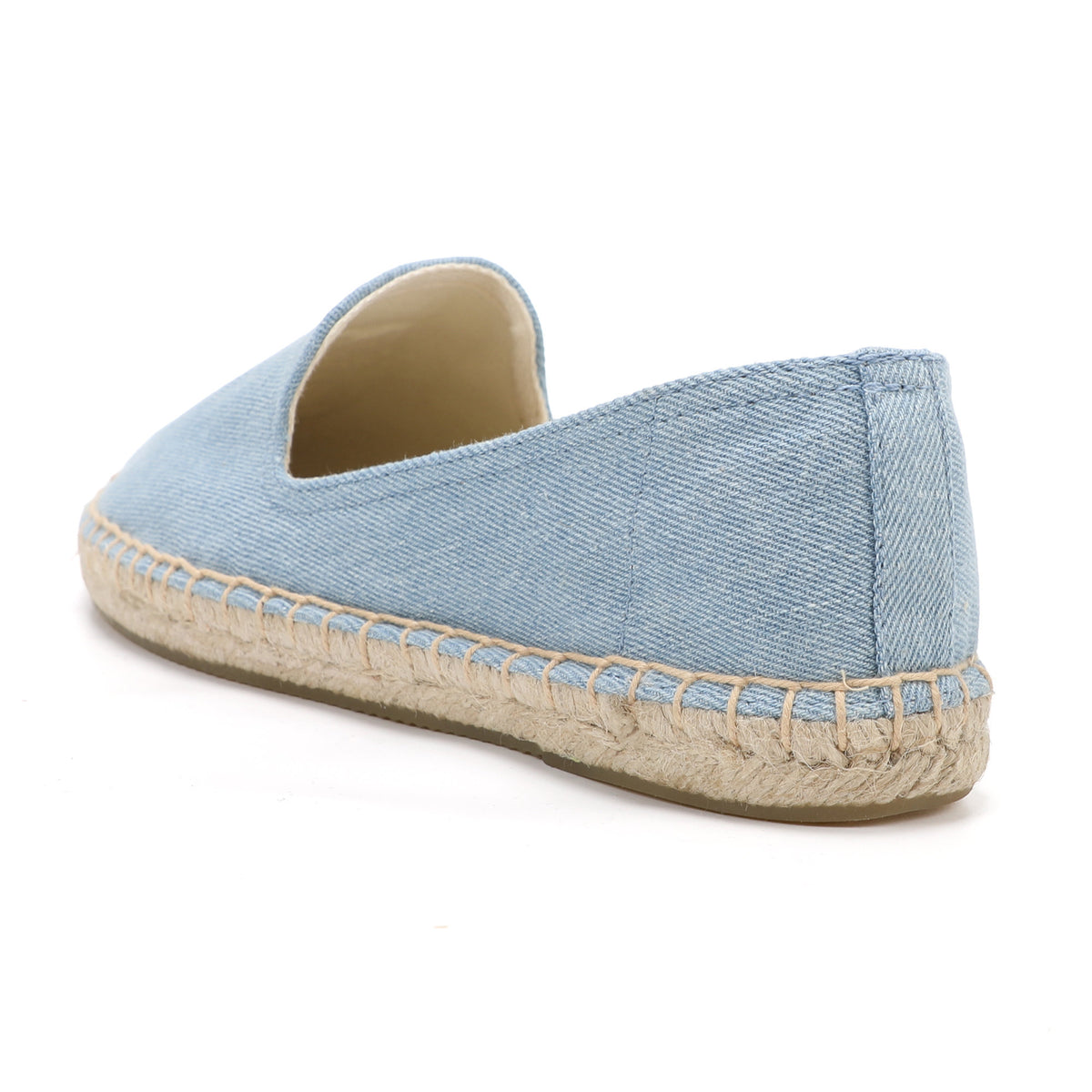 Blue women's espadrille flats, W-F652, photo 3