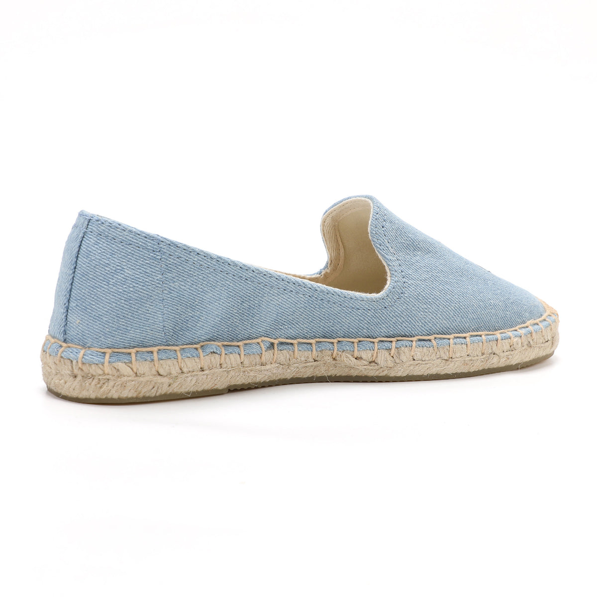 Blue women's espadrille flats, W-F652, photo 4