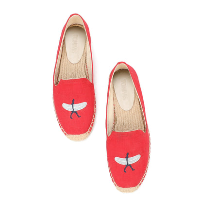 W-F653 women's espadrille flats, product photo