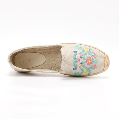 W-F655 women's espadrille flats, product photo