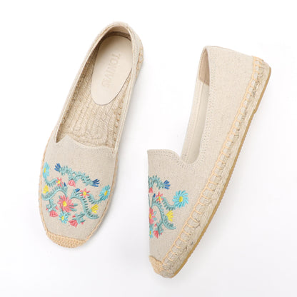 W-F655 women's espadrille flats, product photo