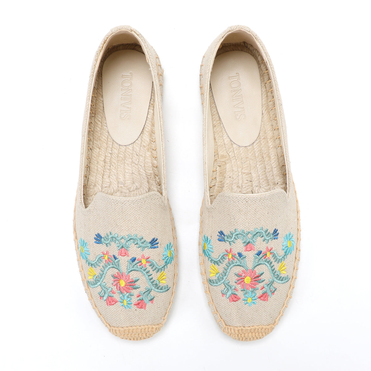 W-F655 women's espadrille flats, product photo
