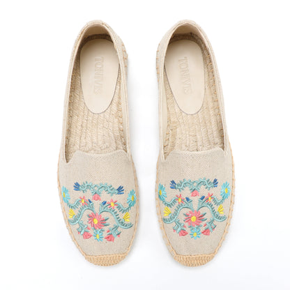 W-F655 women's espadrille flats, product photo