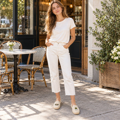 W-F656 women's espadrille flats, product photo
