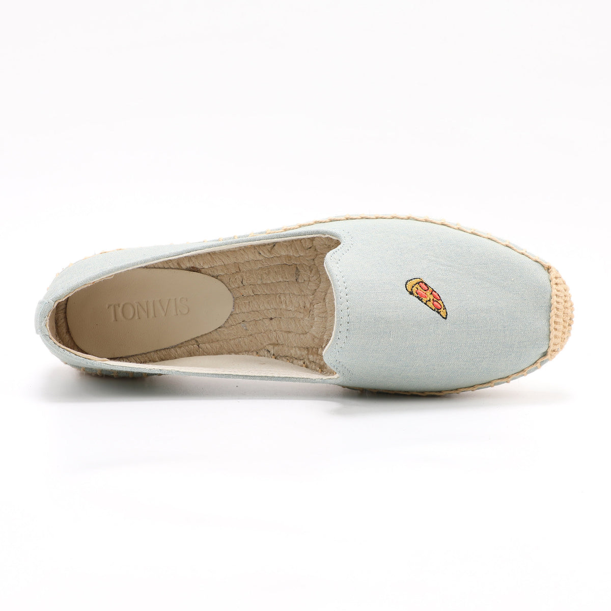 W-F658 women's espadrille flats, product photo