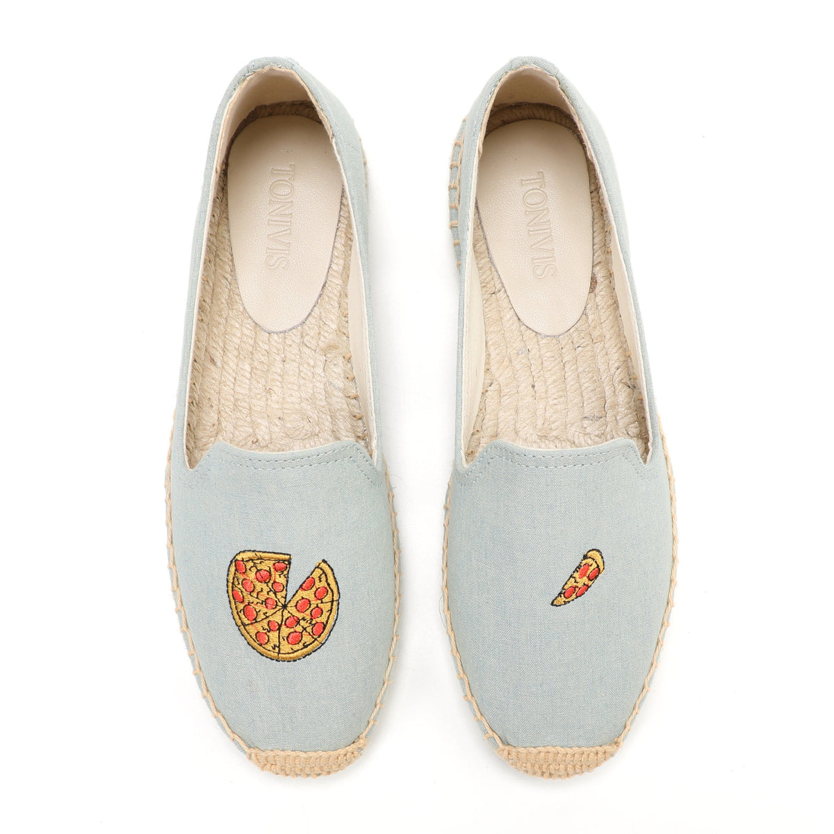 W-F658 women's espadrille flats, product photo