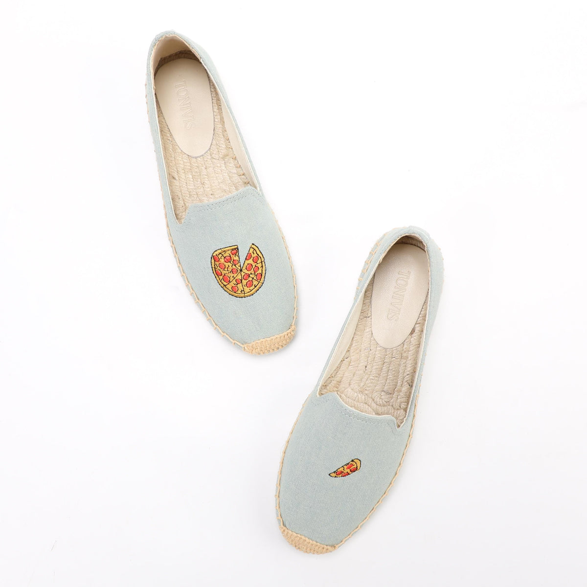 W-F658 women's espadrille flats, product photo