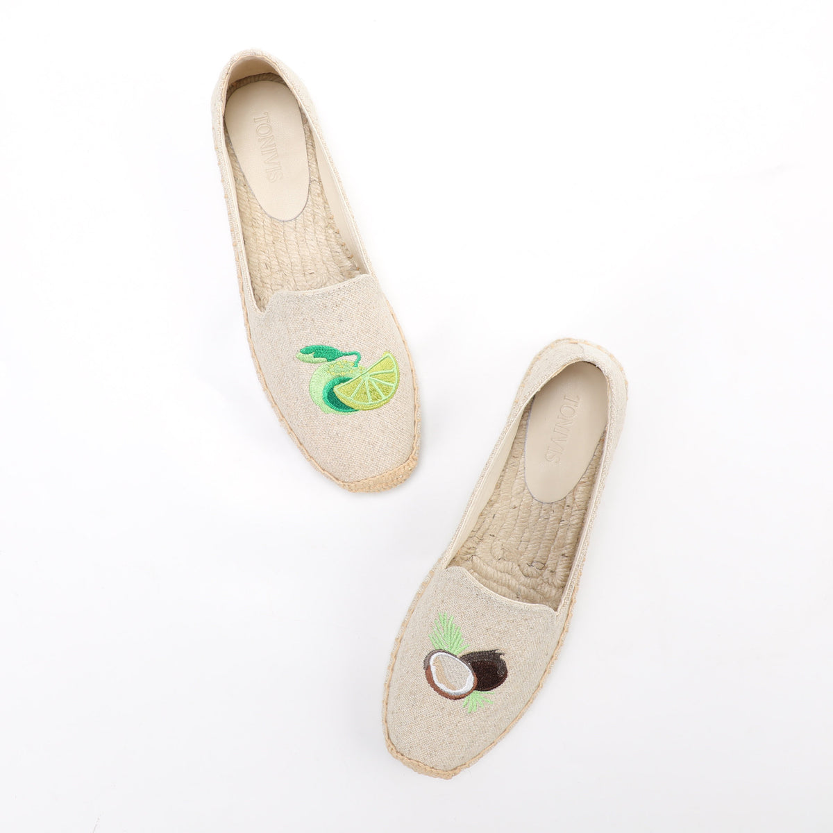 Beige women's espadrille flats, W-F661, photo 1