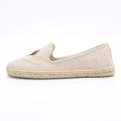 W-F661 women's espadrille flats, product photo