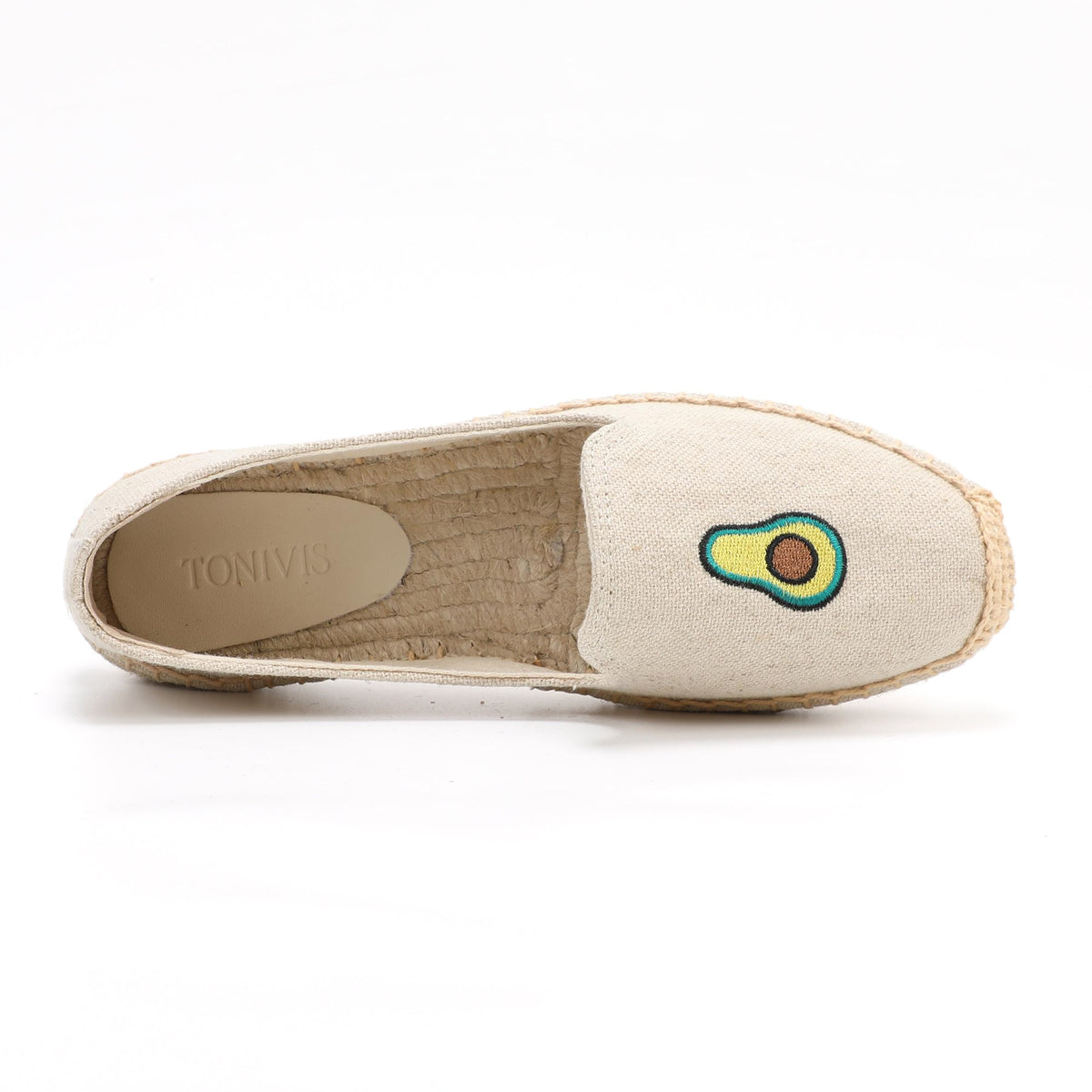 W-F662 women's espadrille flats, product photo