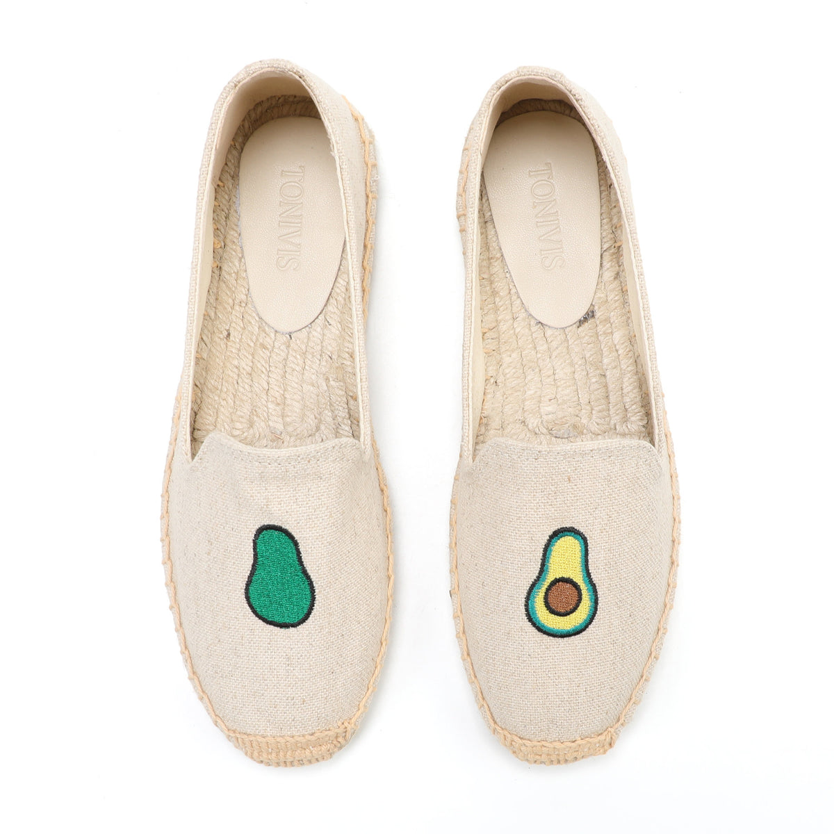 W-F662 women's espadrille flats, product photo