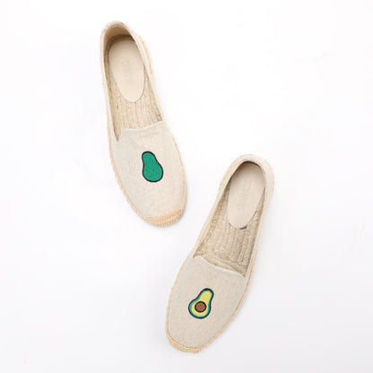 W-F662 women's espadrille flats, product photo