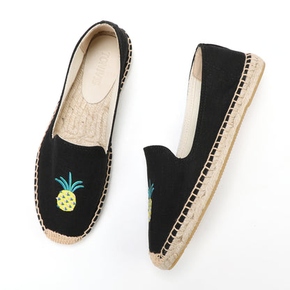 W-F663 women's espadrille flats, product photo