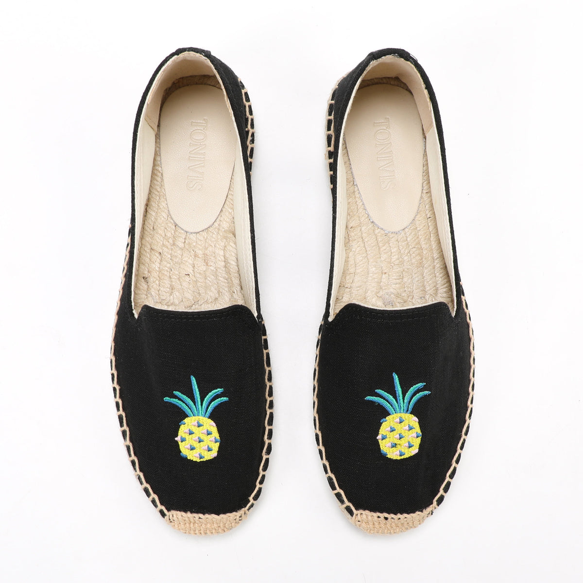 W-F663 women's espadrille flats, product photo