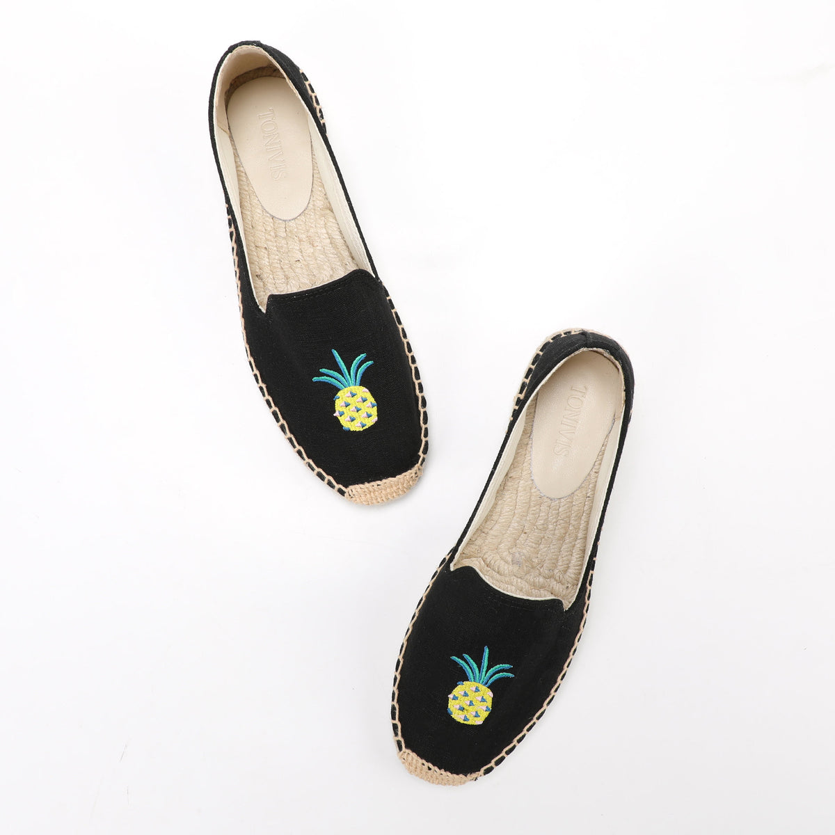 W-F663 women's espadrille flats, product photo